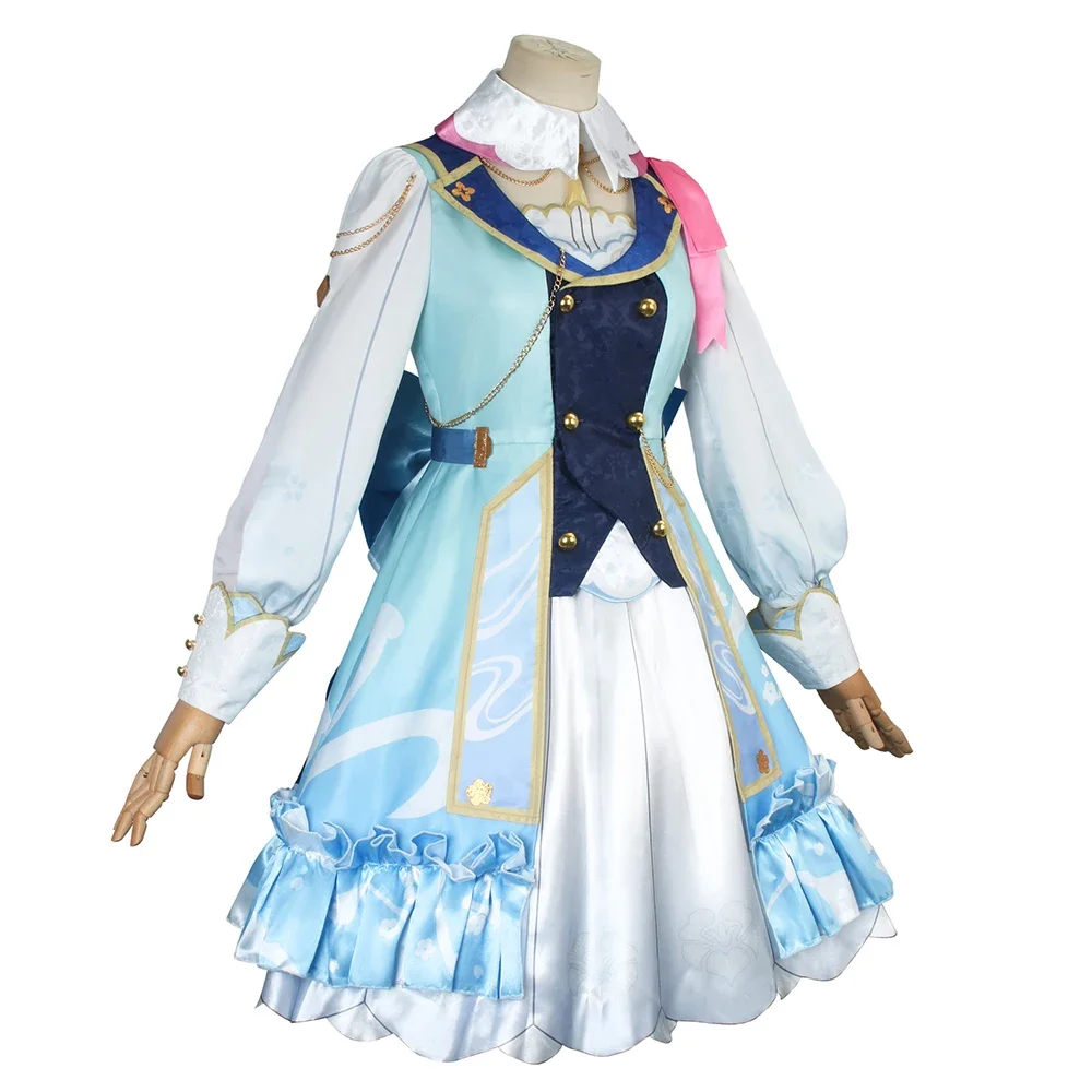 Kamisato Ayaka Traje de Cosplay Feminino, Genshin Impact, Pele, Novo, Halloween, Trajes para Meninas, Vestido, Jogo