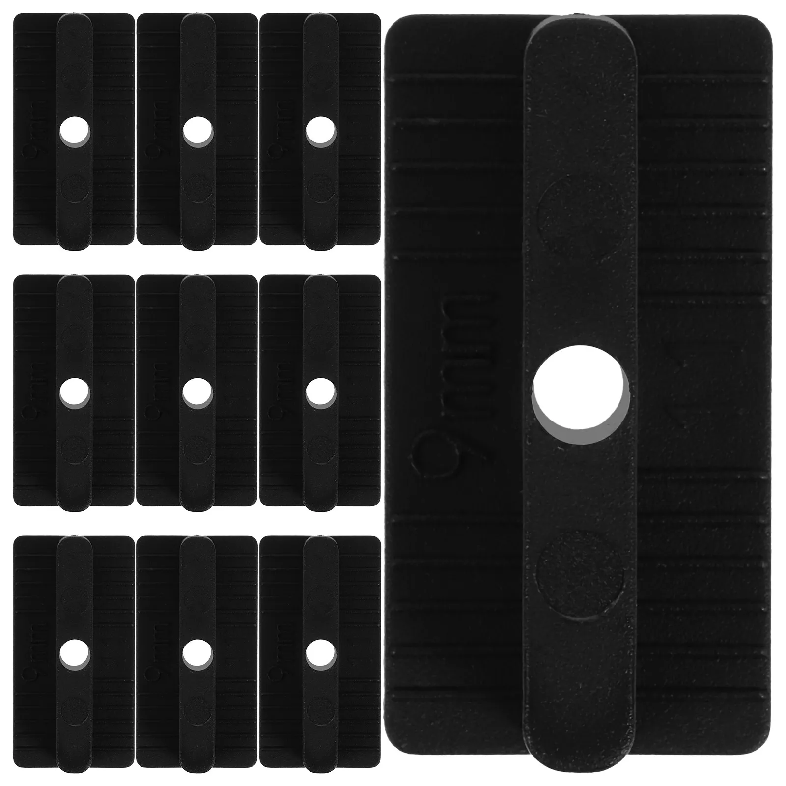 

200Pcs Composite Deck Fasteners Hidden Decks Fasteners Plastic Clips for Outdoor Floor Paving Garden Fencing Edge Mount Clips