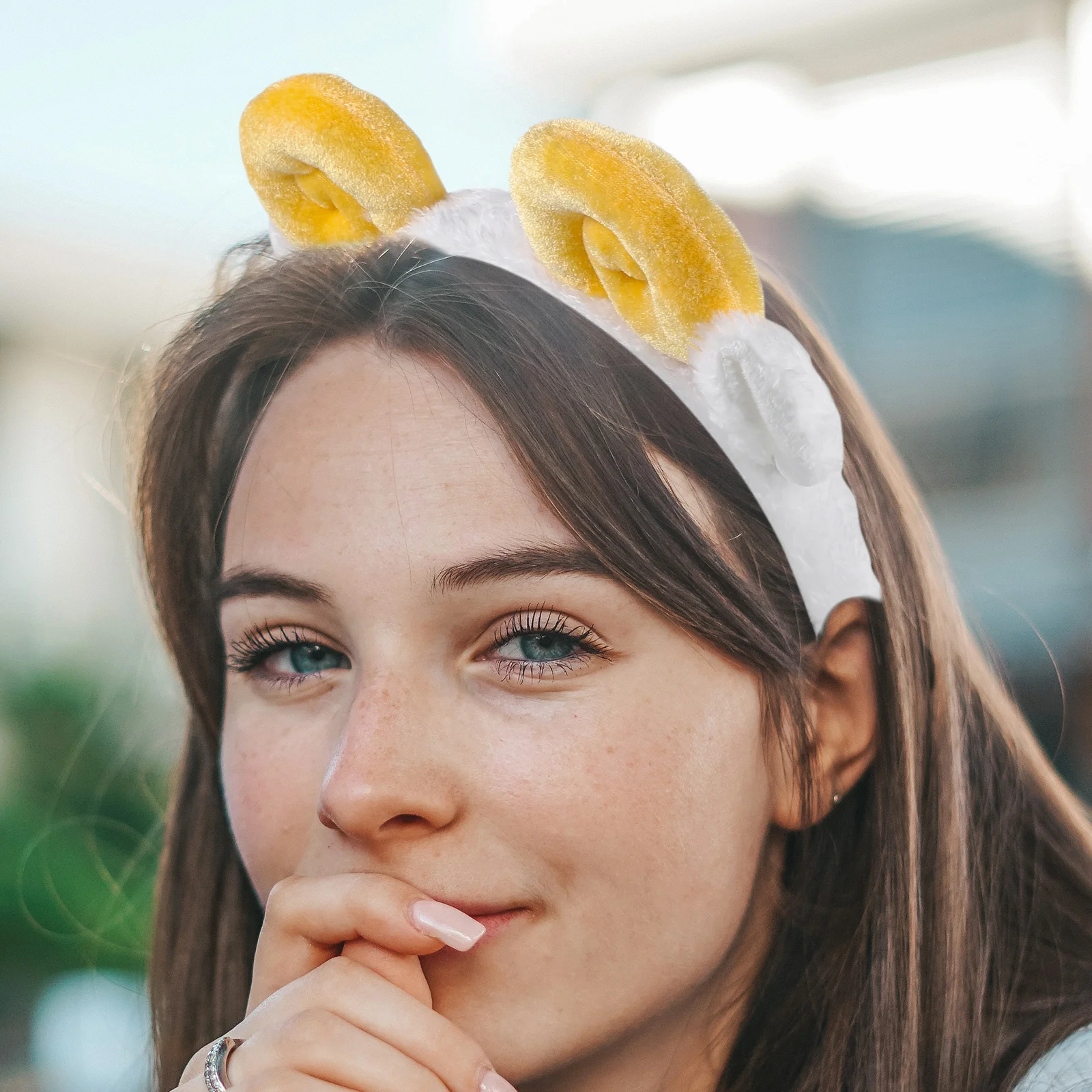 

Ipetboom Sheep Hair Bands Goat Horn Headband Spiral Ears for Costume Cosplay Accessory