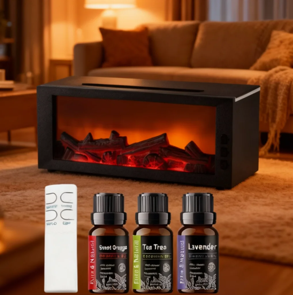 Air Humidifier & Essential Oil Diffuser with Night Light  Aromatherapy for Home & Office