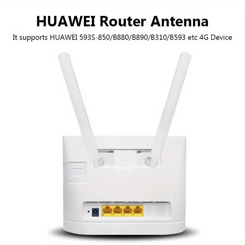 Huawei 4g lte,8dbi smaオス外部アンテナ,700-2700MHz,b593,e5186,b315,b310,b880,b890ルーター用ワイヤレスアンテナ,2個