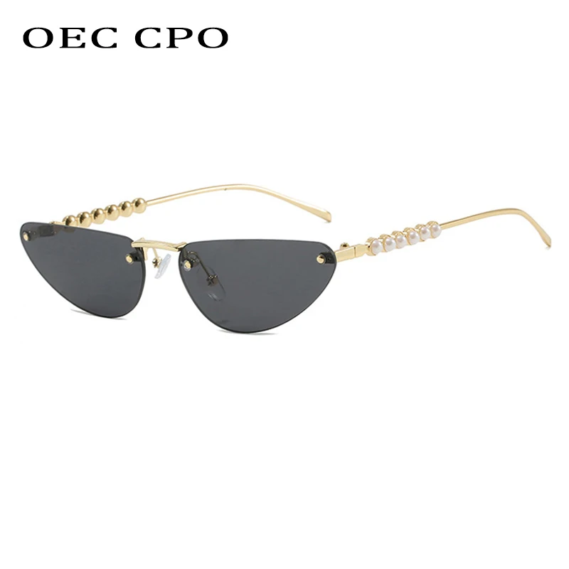 

Diamond Cat Eye Sunglasses Women Luxury Rhinestone Elegant Sun Glasses Female Gradient Shades UV400 Frameless Eyewear Oculos