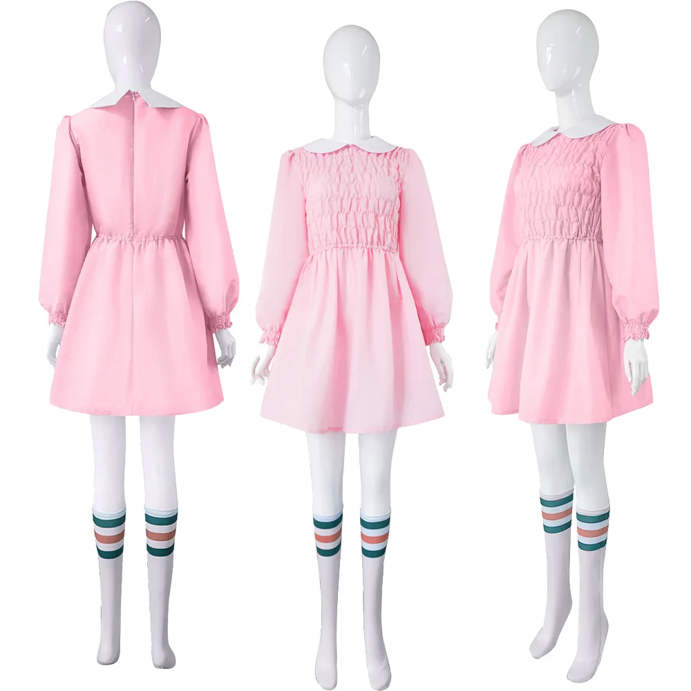 open lace back dress Eleven Dress Stranger Things Costume main image 1