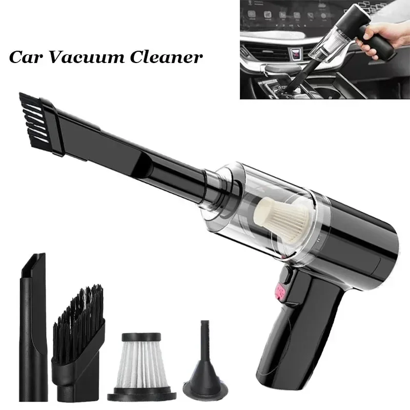 Car Vacuum Cleaner 12000PA Powerful Cleaning Machine Cars Cleaner Mini Wireless Portable Hand Held Cleaner for Home Appliance Mi