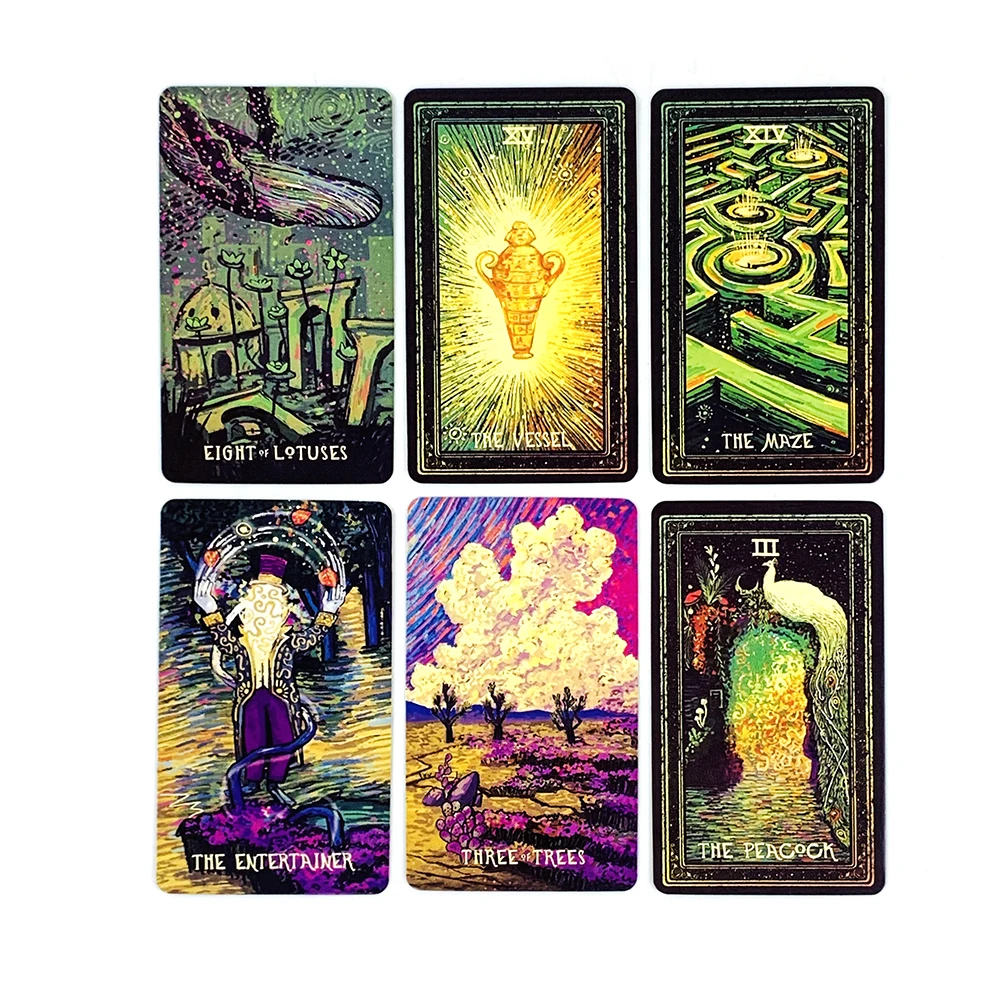 بطاقات التارو الجديدة، بطاقات ألعاب حفلة ترفيهية عائلية، لعبة لوحة العرافة الغامضة، ألعاب العطلات، لعبة التخييم