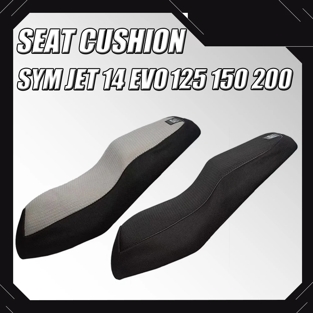 

FOR FIT SYM JET 14 EVO 125 150 200 Protective Cushion Seat Cover Nylon Fabric Saddle Seat Cover Breathable Insulation Cushion