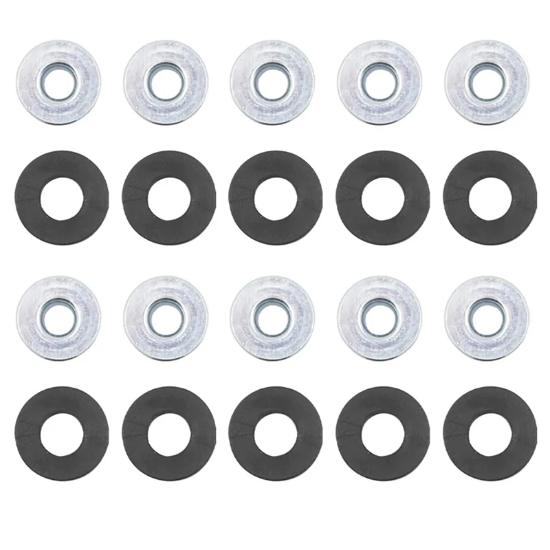 

60Pcs Motorcycle Rubber Grommets Bolts For Honda Suzuki Kawasaki Fairing Rubber Grommets Kit Washer Assortment
