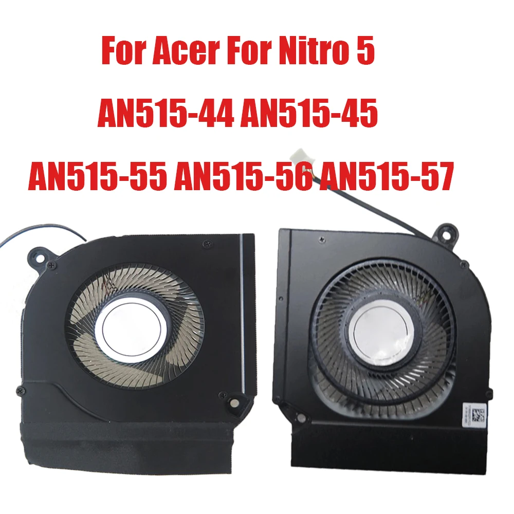 Ventilateur CPU/GPU pour ordinateur portable Acer Nitro 5 AN515-44 AN515-45 AN515-55 AN515-56 AN515-57 DC5V 0.5A