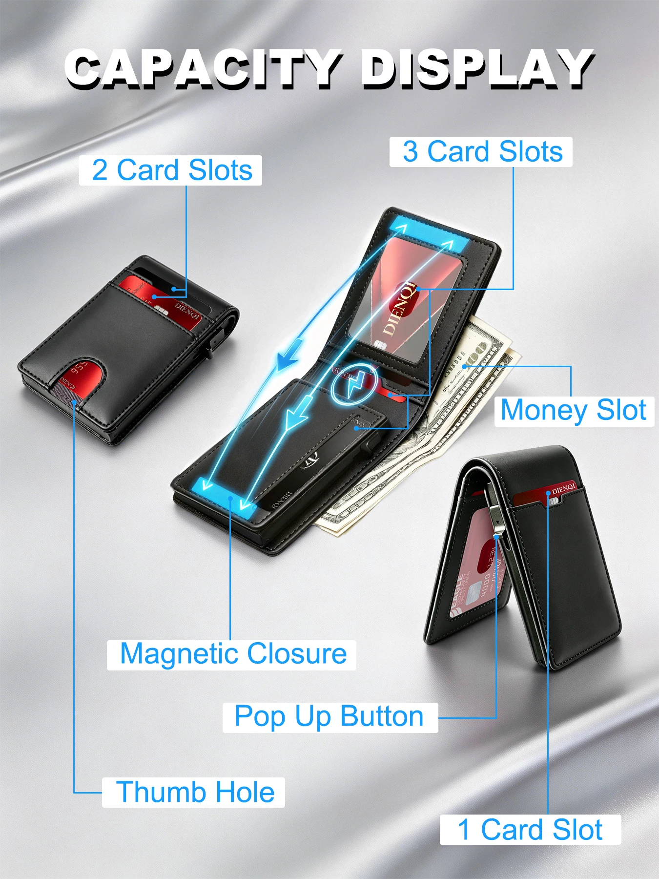 กระเป๋าสตางค์แม่เหล็กแบบมินิมอ - Card Case Minimalist บทวิจารณ์และราคา