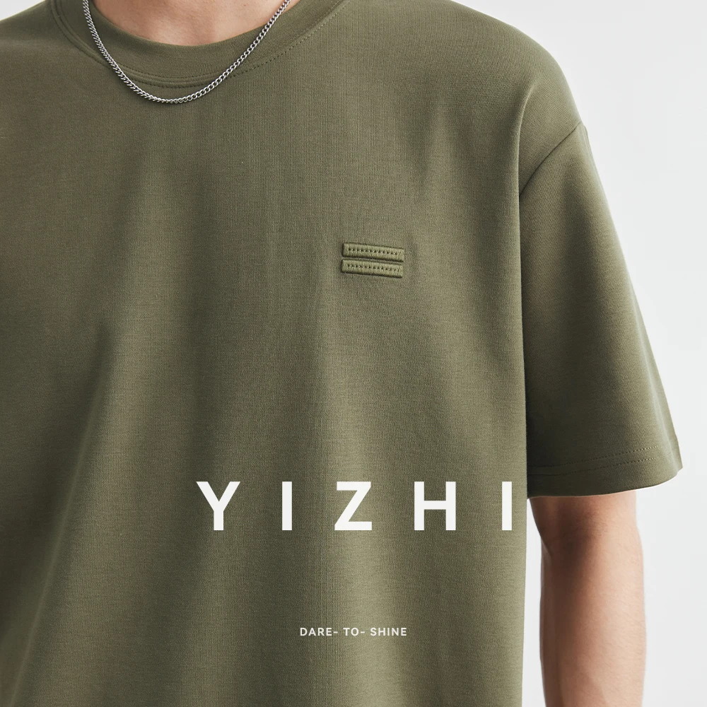 

Fashion Men's Modal Solid Color Short Sleeve T-shirt 2025 Summer New Round Neck Loose Half Sleeve Top Cotton Men's Clothing