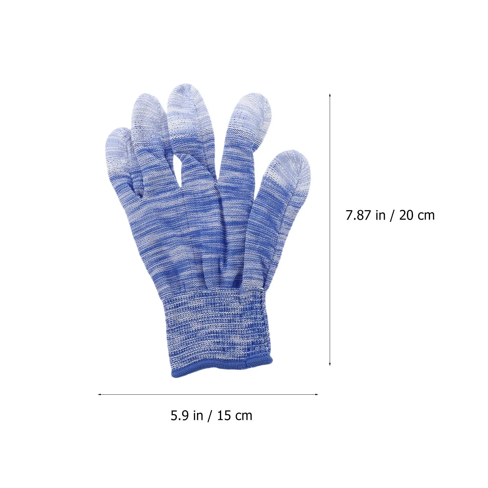 12 Pairs Anti Static Coated Gloves Nylon PU Wear Resistant Breathable Work Gloves For Construction Auto Repair Mechanical