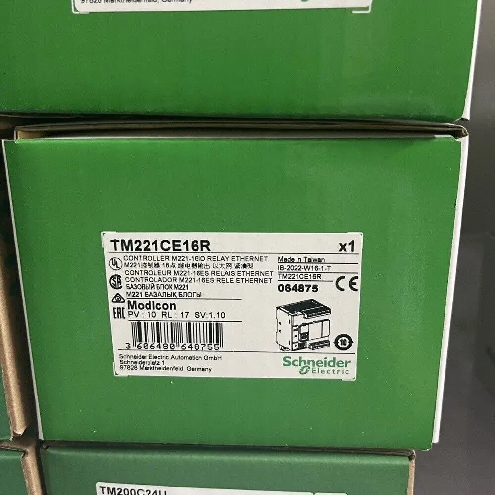 

New Schneider TM221CE16R PLC module In Box Expedited Shipping