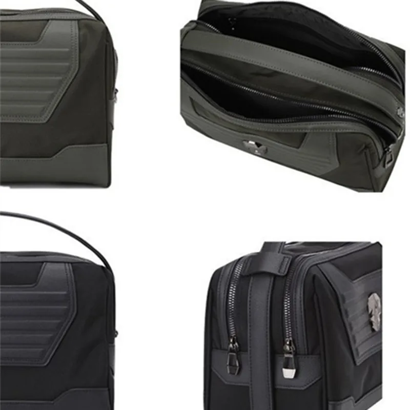 

캐디백 골프백 golf bag women men Golf handbag skull cosmetic storage bag double-layer imported fabric Korea Golf pouch bag