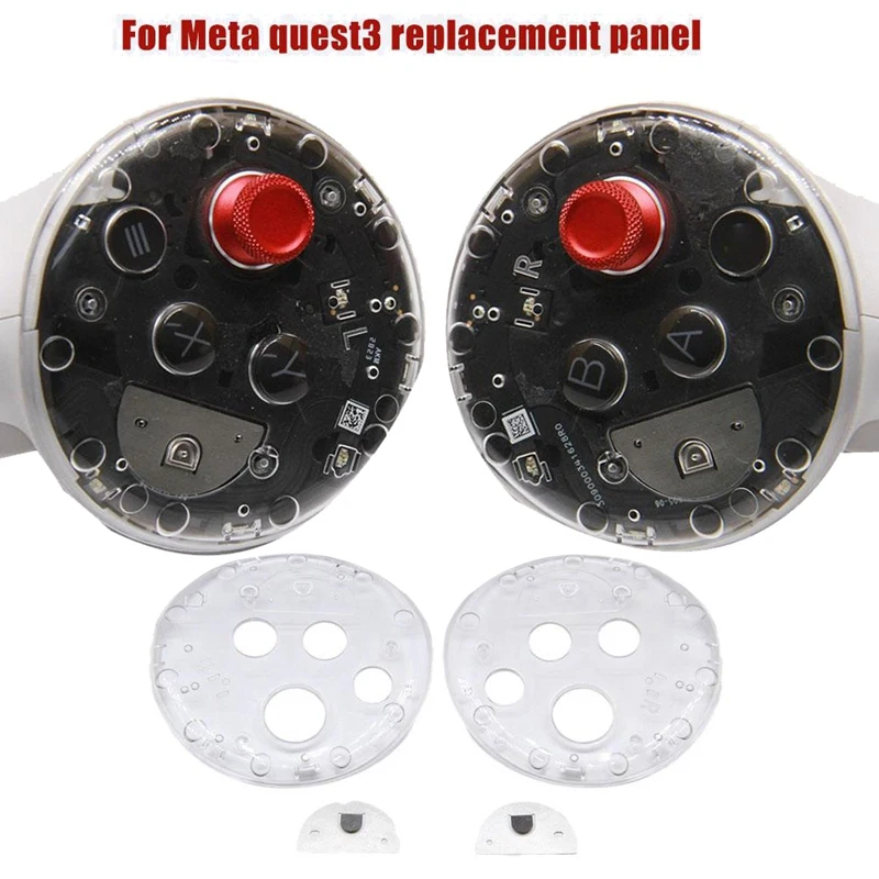 Griff Controller Button Panel Abdeckung für Meta Quest 3 Controller Griffe Schutz transparente Abdeckung Anti Scratch