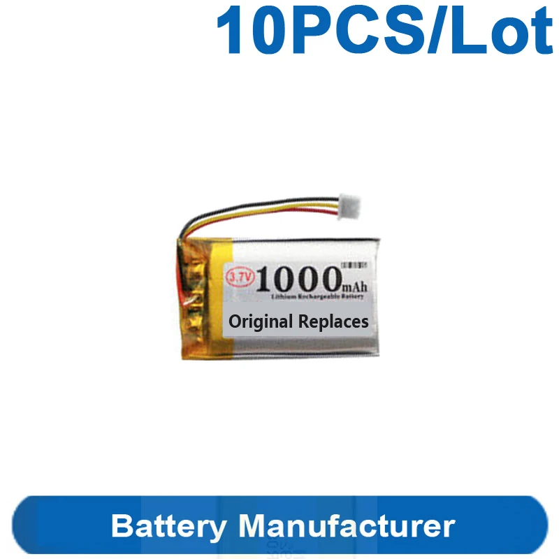 

10PCS/Lot Original Replaces 1000mAh Battery For ASUS ROG Chakram Wireless Bluetooth Gaming Mouse Batterie AKKU