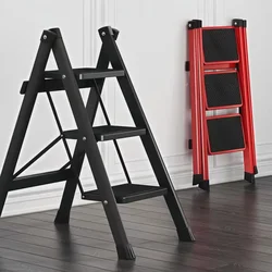 Foldable Step Stool Indoor Multi-Purpose Anti-Slip Safety Ladder 2/3 Step Household Compact Lightweight Space-Saving Design