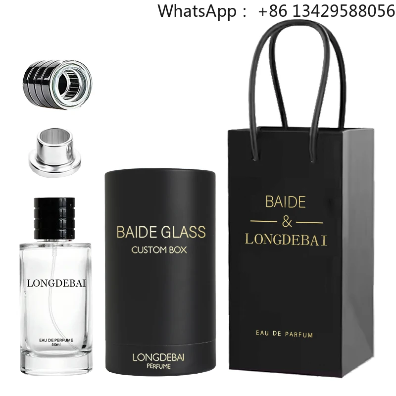 

Wholesale Empty Round 30ml 100ml Crimp Glass Spray Bottle Luxury 50ml Perfume Bottle With Magnetic Cap