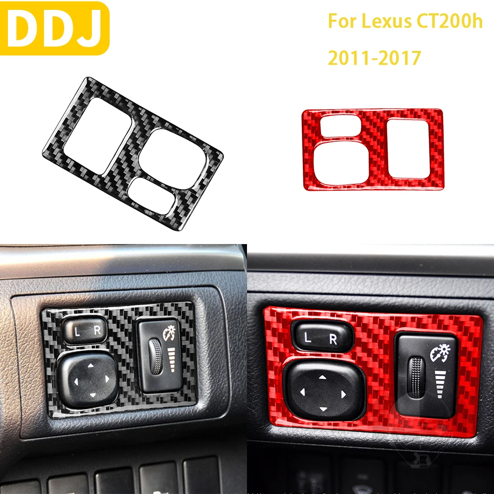 

For Lexus CT 200h 2011 2012 2013 2014 2015 2016 2017 Accessories Carbon Fiber Interior Instrument Adjustment Trim Sticker