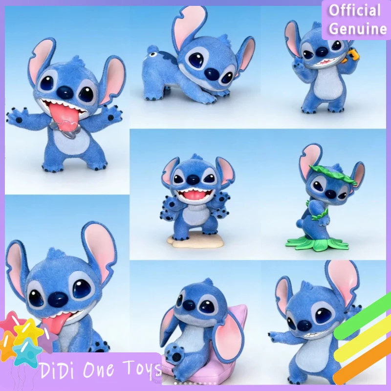 

Оригинальная коллекционная фигурка Disney Stitch из серии «Непослушная повседневная жизнь», случайный выбор, милый настольный декор, модный тренд, сюрприз-подарок