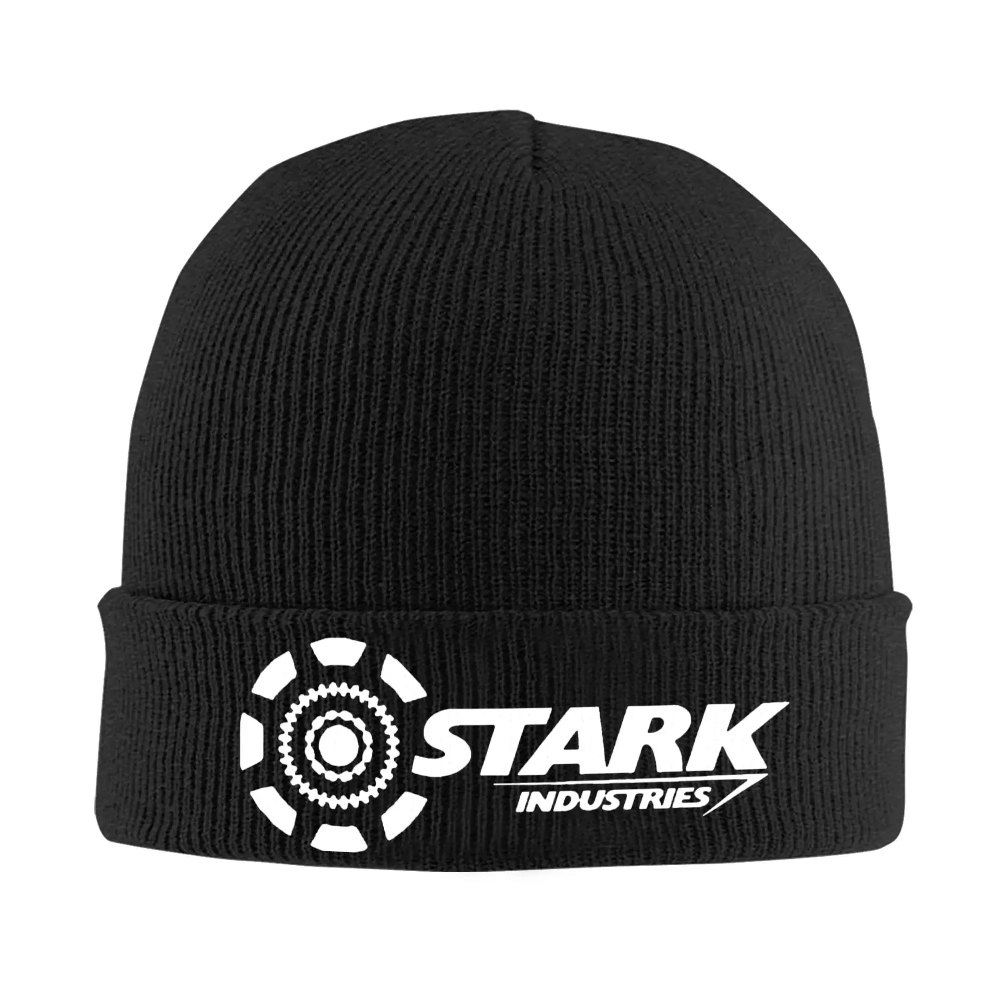 Custom Industries Bonnet Hat Fashion Knitted Hat Men Women Unisex Adult Stark Company Warm Winter Skullies Beanies Caps
