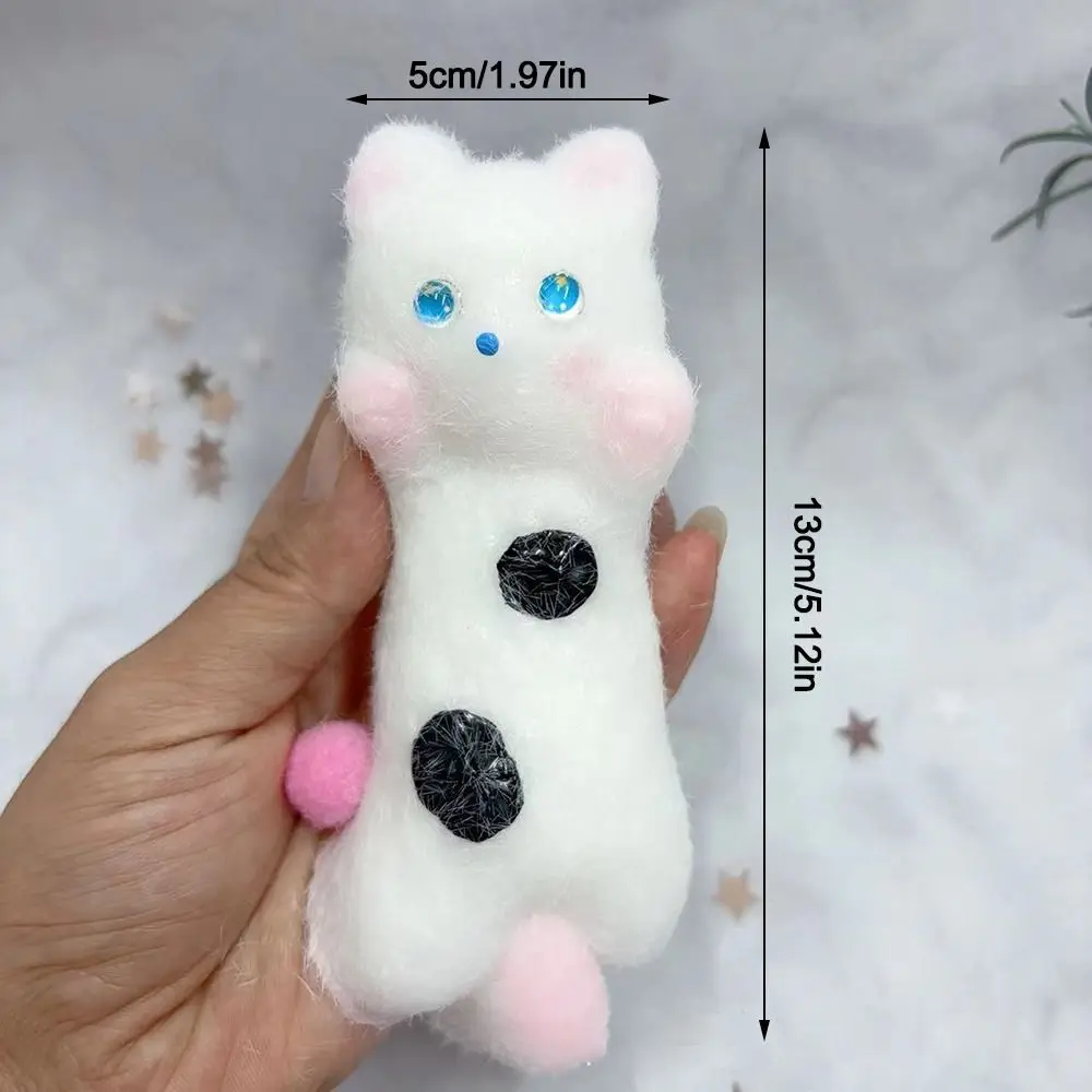 Jouet Squishy Fidget pour chat paresseux, boule à presser, décompression, tension d'aération, dessin animé souligné, instituts, TPR