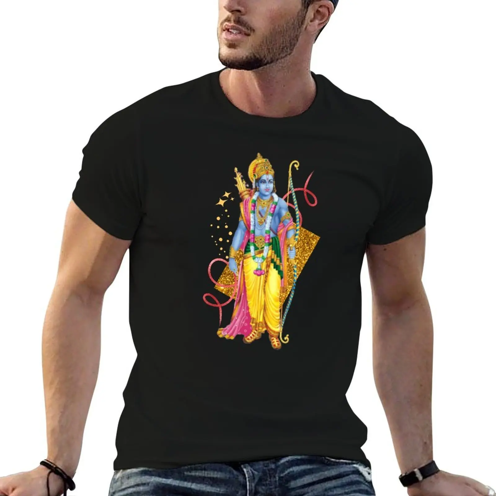 

Statue of Lord Rama Shri Ram T-Shirt t shirt personalised essential t shirt man graphic t shirt T-Shirt
