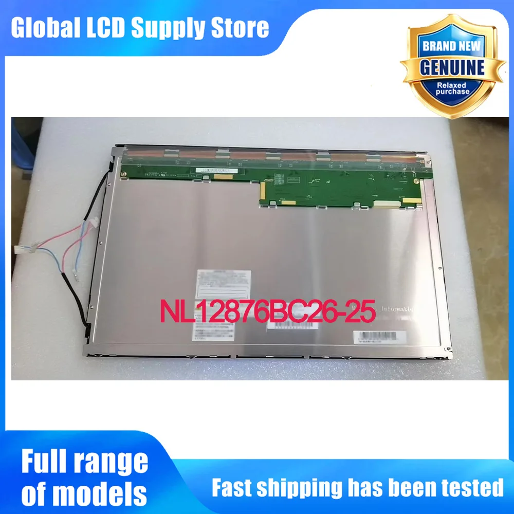 NL12876BC26-25B 15.3 Inch 1280*768 LCD Screen Display Panel Replacement for Laptop Industrial LCD Screen Display Panel