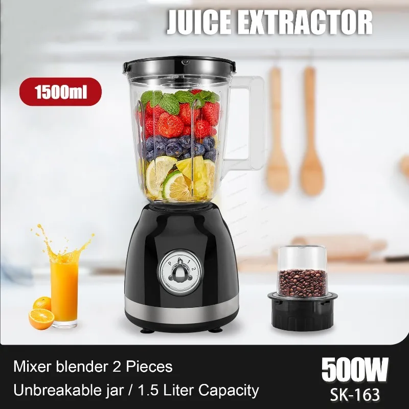 

Home Use Automatic Juicer Cup, Multifunction Electric Fruit Blender, Portable Juice Mixer Available in Black and Blue Colors