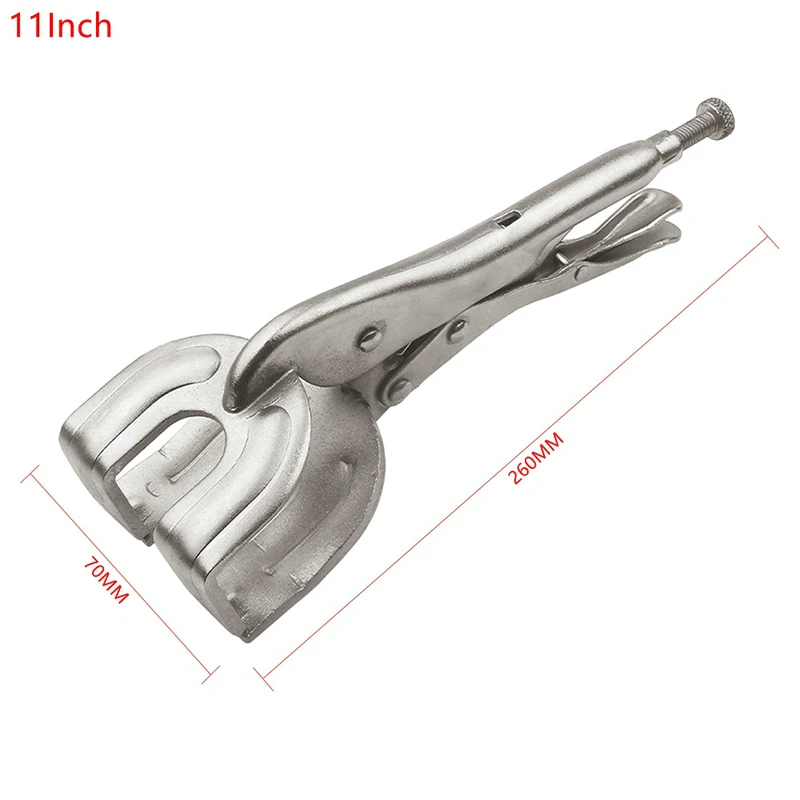 9"/11" Optional U-Shaped Jaw Adjustable Locking Holding Welding Clamp Pliers Welding Clamp With Locking Grip image 3