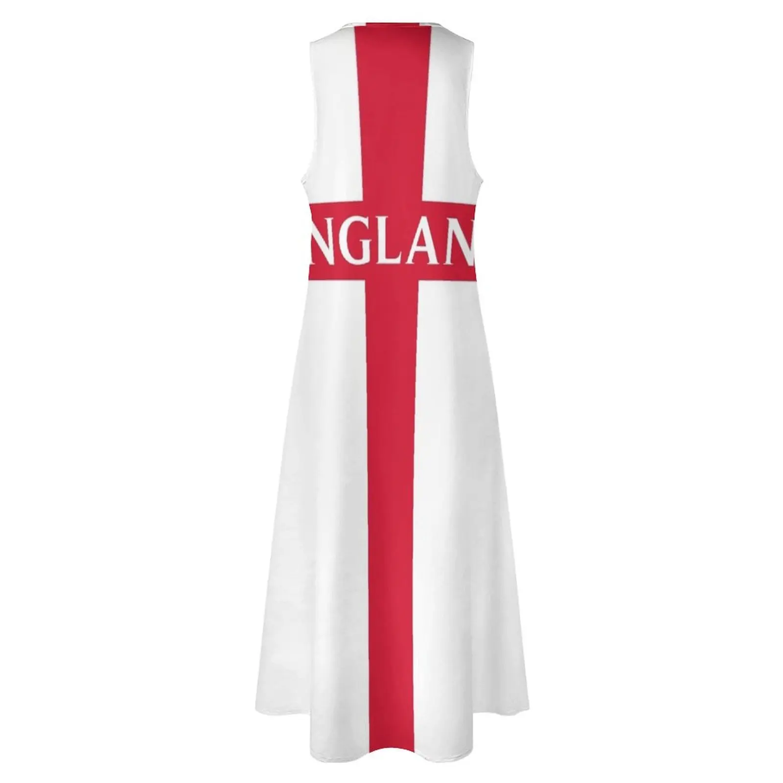 ENGLAND ST. GEORGE CROSS, BY SUBGIRL Long Dress prom clothes Women"s summer skirt