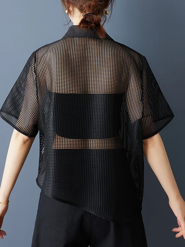 Prospettiva irregolare scavata da donna irt Estate Allentata Casual Faion Versatile Top Design Sensation Piccolo ence