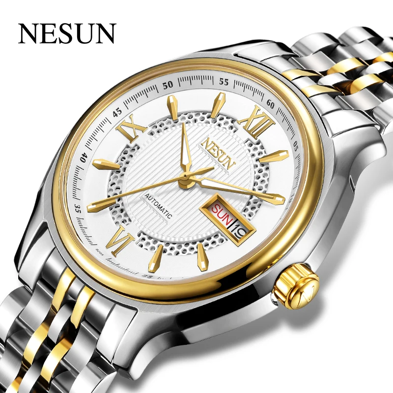 

Nesun For Men Watch Business Automatic Wristwatch Sapphire Crystal Japan Miyota Nh36a Mechanical 10m Waterproof Relojes Hombre