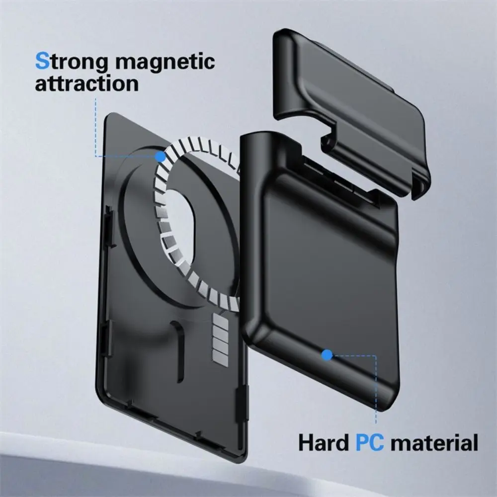 For Magsafe Wallet Phone Card Holder Strong Adsorption Safety Wallet Case PC Rfid Blocking for iPhone 15 14 13 ProMax
