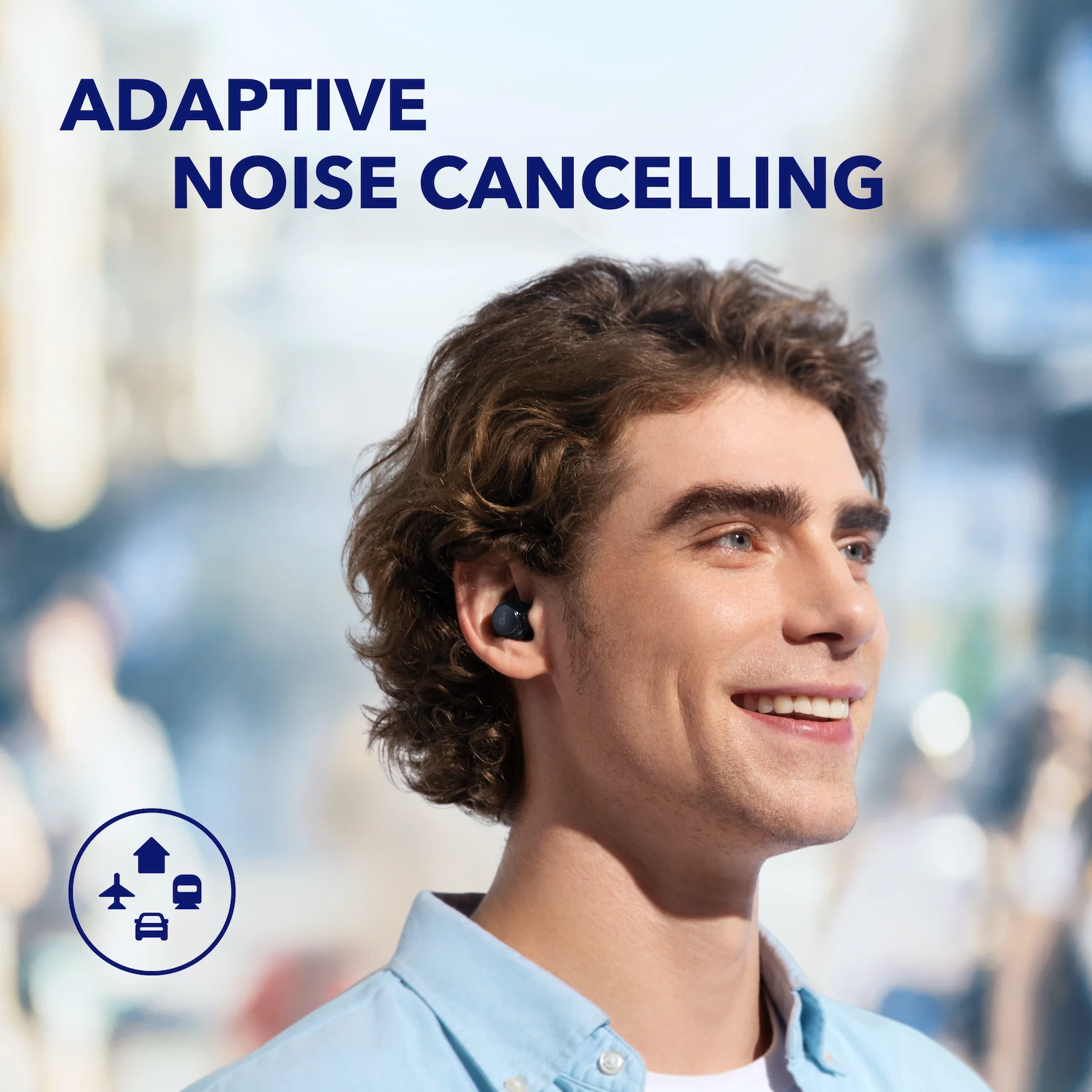 Soundcore โดย Anker Space A40 หูฟัง Adaptive Active หูฟังไร้สายตัดเสียงรบกวนหูฟังไร้สาย Bluetooth