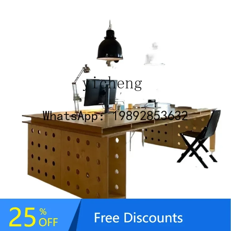 

BB Full Birch Ocean Board Desk Large Board Simple Modern Long Table Workbench