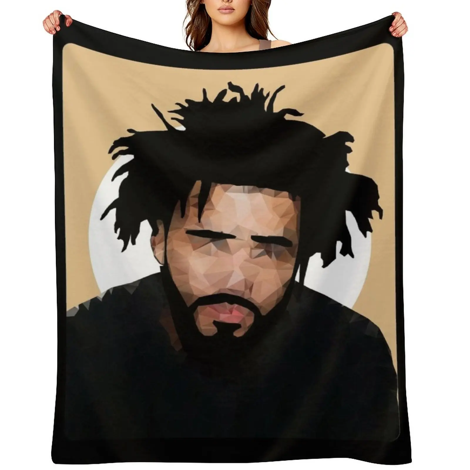 

J Cole Throw Blanket Flannel cosplay anime Summer Beddings Polar Blankets