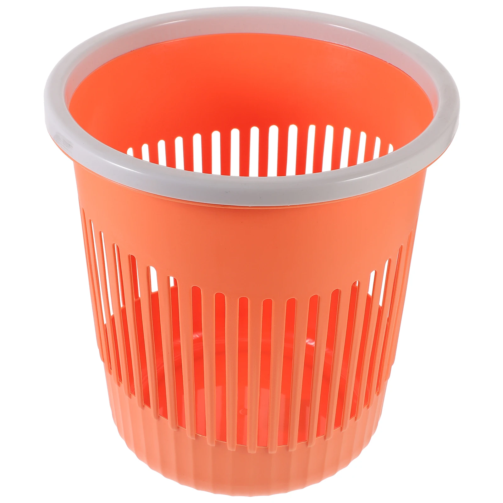 

1pc Sturdy Large Capacity Plastic Trash Can Bedroom Bathroom Home Office Simple Design Pp Material Household Garbage Bin