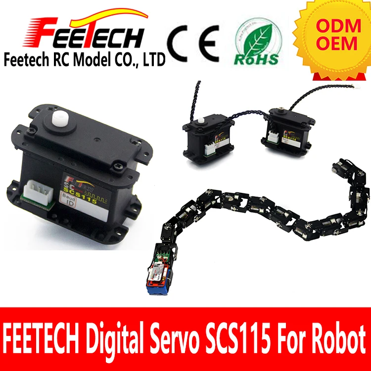 Robot Humanoid Servo Feetech Motor SCS115 Servo 15kg.cm Dynamixel AX-12 untuk Servo