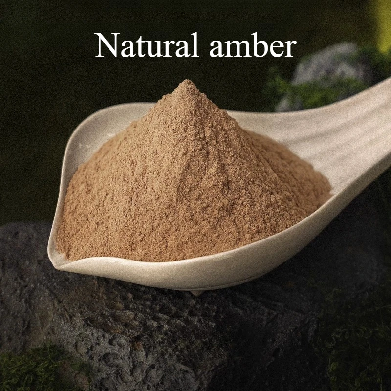 500g 100 Mesh Amber Powder Incense Making Natural Raw Material Processing Handmade DIY Calms Mind Promotes Sleep Removes Odors
