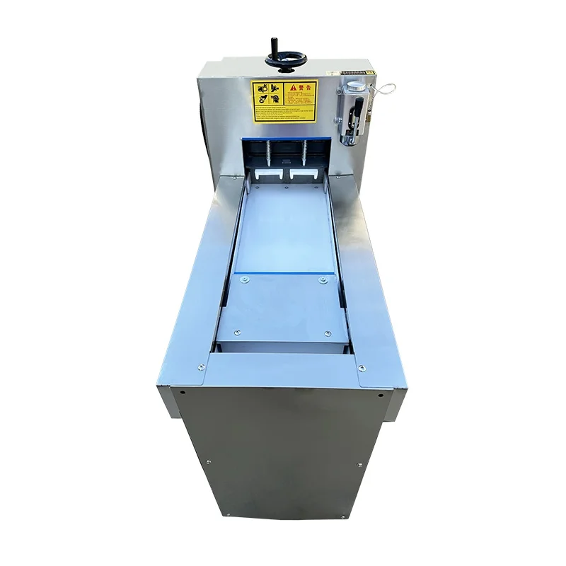 Commercial semi-automatic industrial frozen meat slicer motor high rigidity beef and mutton roll slicer 250W + 40W