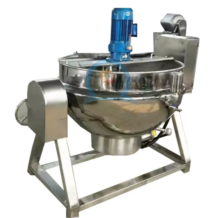 

Restaurant Food Processing Equipment Beverage Factory Cook Kettle New Food Processing Machine
