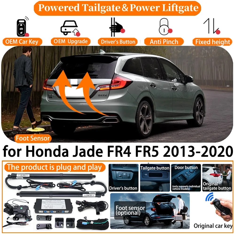 

ZhuCamX Car OEM Smart Powered Tailgate system for Honda Jade FR4 FR5 2013-2020 Automatic Electric Power Tailgate Strut kit