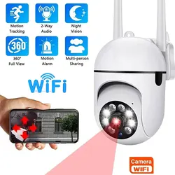 Mini Wifi IP Camera 10X Digital Zoom HD 1080P Surveillance PTZ Camera Auto Tracking Night Vision CCTV Security Home Baby Monitor