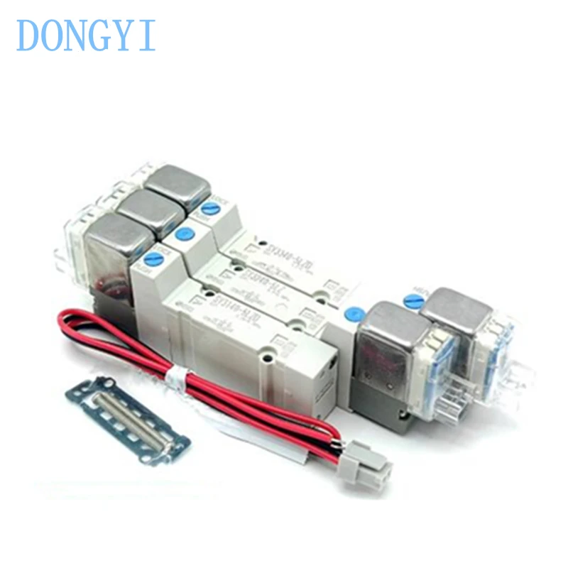 5 Port Solenoid Valve SY3340 SY3440 SY3340-5LZ SY3340-5LOZ SY3340-5LZD SY3340-5MZ SY3340-5MZD SY3440-5LZ/5LZD/5LOZ/5LZE