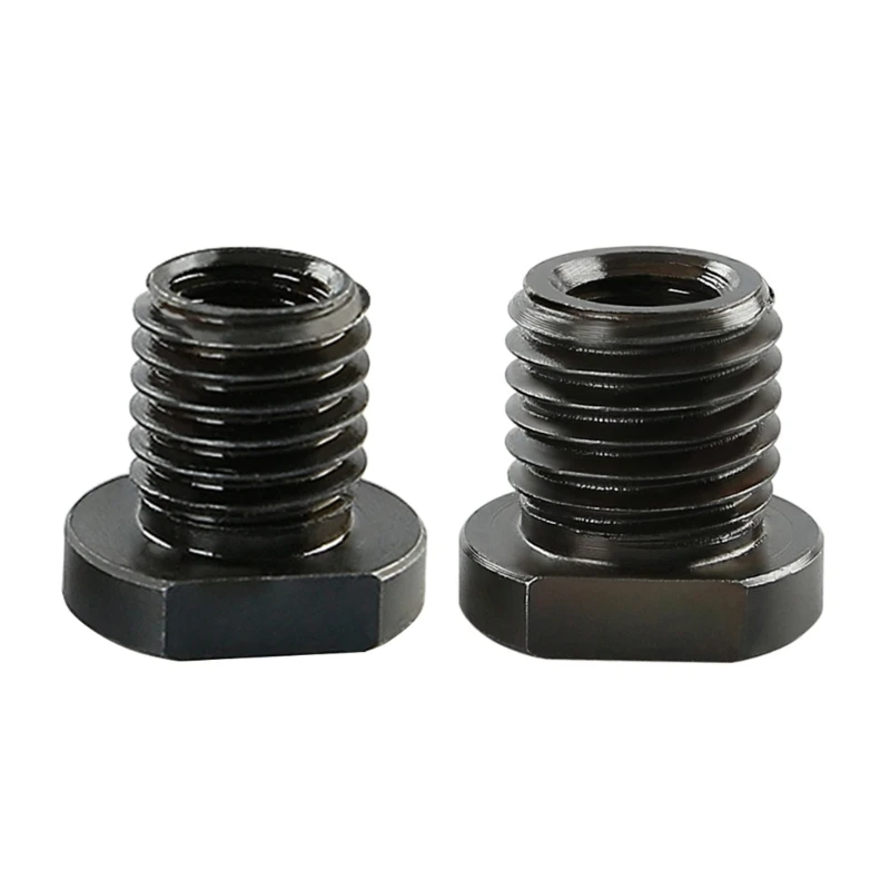 Set of 2pcs 100Type Angles Grinders Adapter M10Female to M14 Male Thread Converter for Power Tool Steel Constructions Dropship