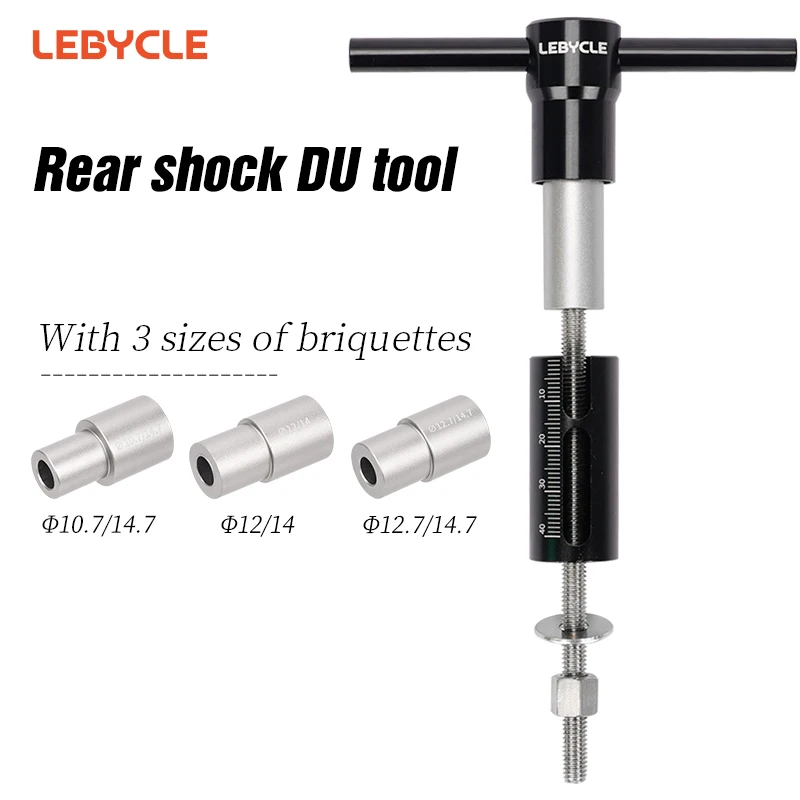 

LEBYCLE Bicycle Rear Shock DU Tool Bike Rear Shock Absorber Bushing Install Removal Tool Bike Rear Shock Repair Tools