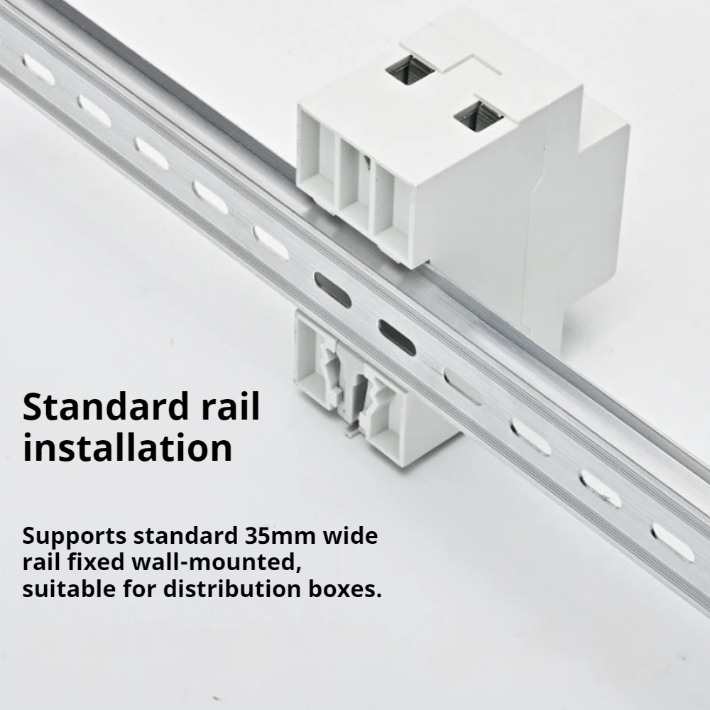 

​63A Adjustable Dual Display Self Resetting Overvoltage and Undervoltage Protector Current Automatic Switch 110V/220V