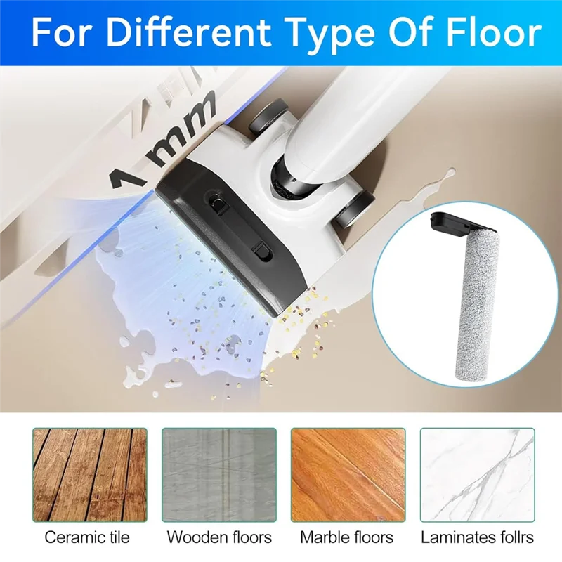A76G-فرشاة الأسطوانة الرئيسية لـ Roborock Flexi/Flexi Pro/ A20 / A20 Pro مكنسة كهربائية رطبة وجافة قطع غيار مكنسة الفرشاة الرئيسية