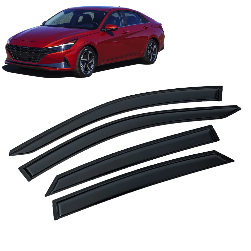 

Оконный козырек для Hyundai Elantra 2020 2021 2022 2023 2024, ветрозащитные дефлекторы, защита от дождя, дверной козырек, вентиляционные шторы, солнцезащитный козырек от дождя