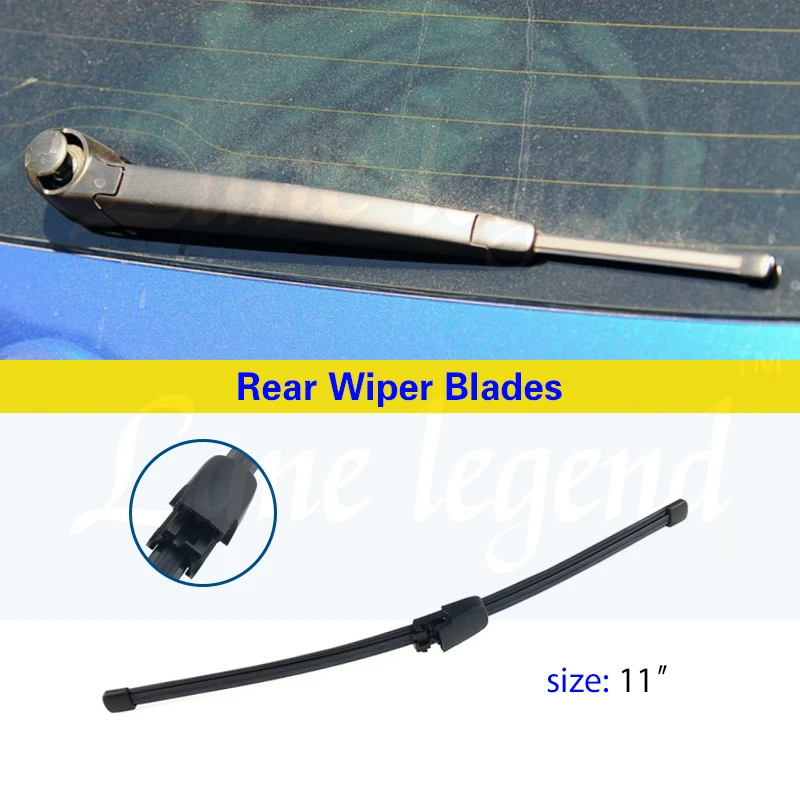 Lâmina de limpador de pára-brisa traseiro do carro, 11 ", limpador de janela, VW Passat, variante B6, 3C5, Estate Wagon, 2005-2011, 2010, 2009